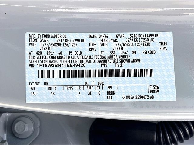 New 2026 Avalanche Ford Lariat image 14