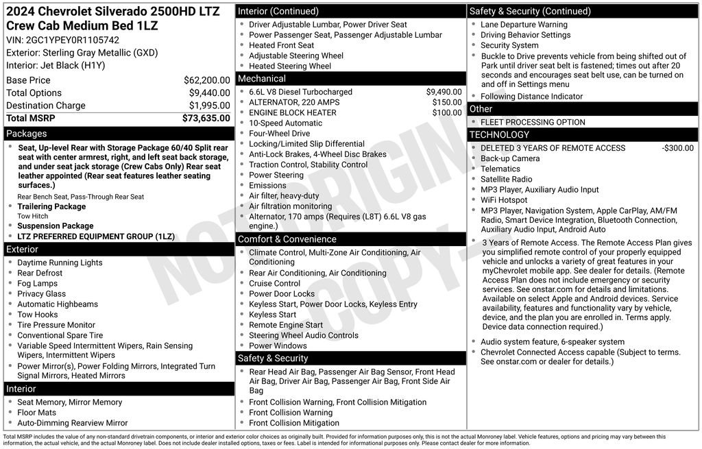 Used 2024 Gray Chevrolet LTZ image 27
