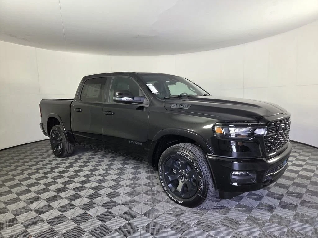 New 2026 Diamond Black Crystal Pearl-Coat Exterior Paint RAM Big Horn image 2
