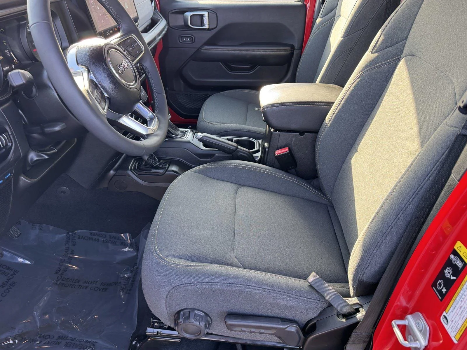 Certified Used 2025 Firecracker Red Clearcoat Jeep Sahara image 19