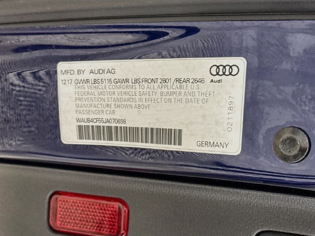 Used 2018 Blue Audi 3.0T Premium Plus image 32