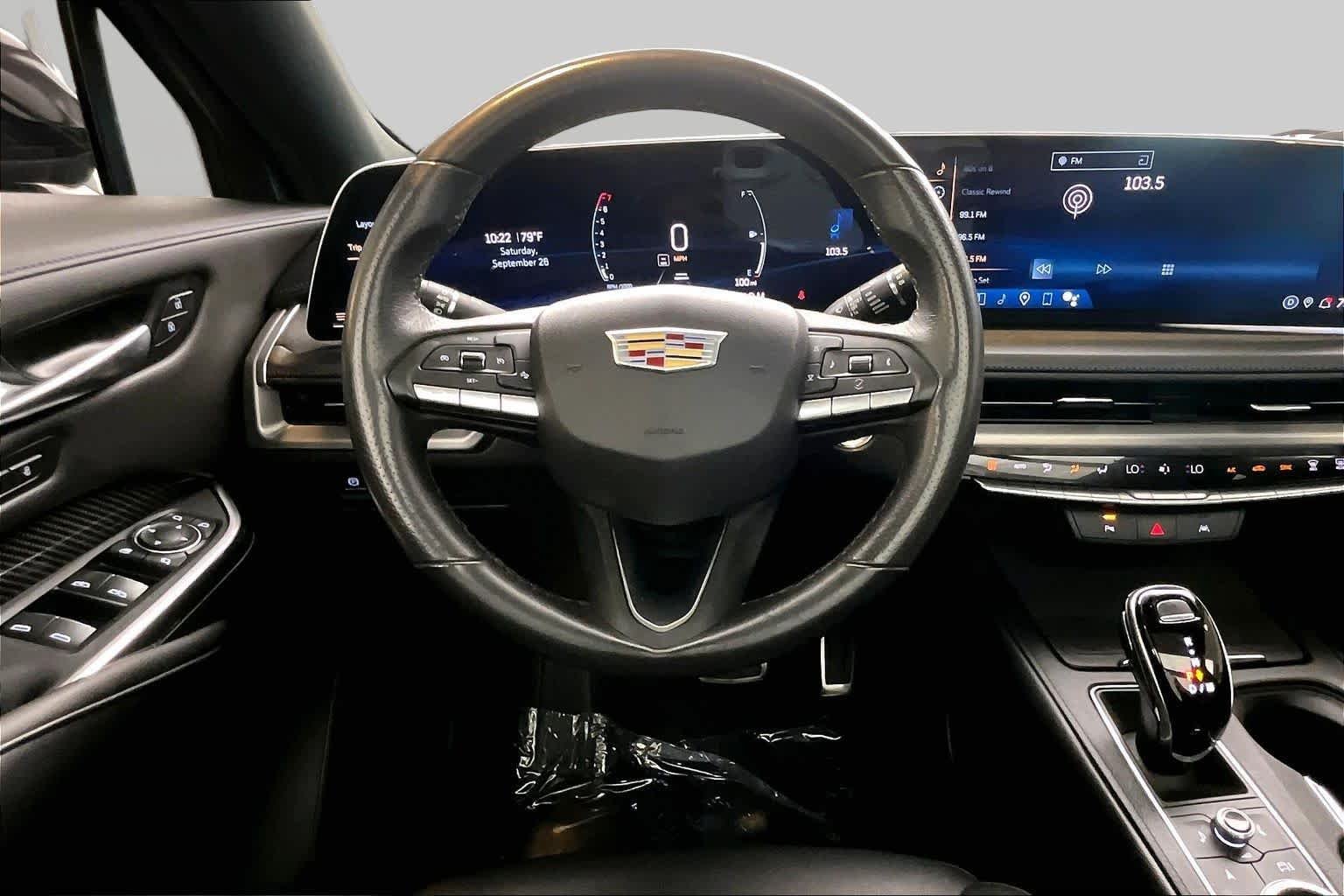 Used 2024 Stellar Black Metallic Cadillac FWD Sport image 6