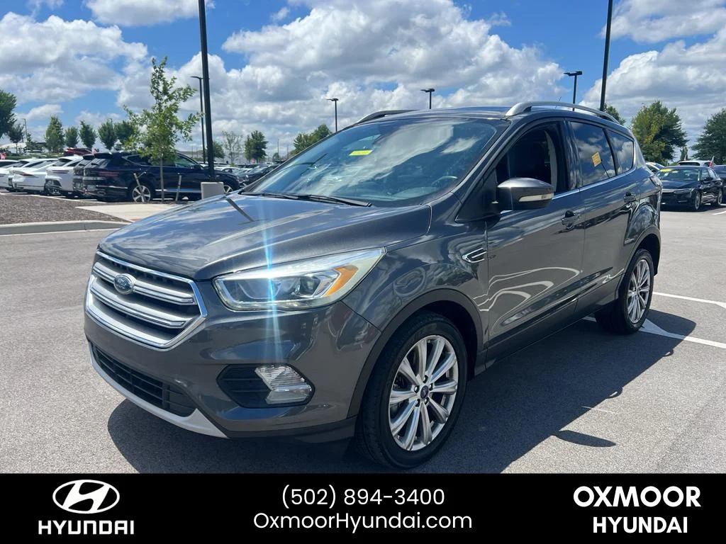 Used 2017 Magnetic Metallic Ford Titanium image 3