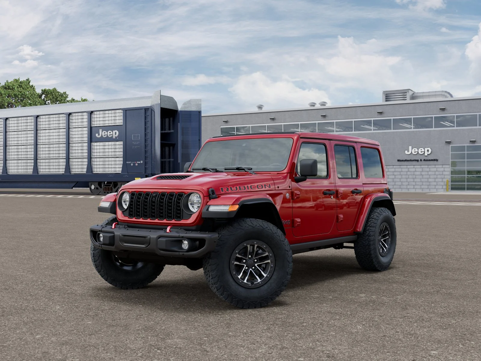 New 2027 Firecracker Red Clear-Coat Paint Jeep Rubicon X image 27