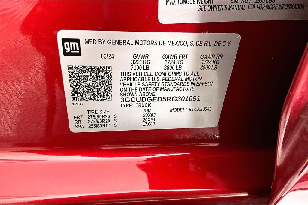 Used 2024 Red Chevrolet LTZ image 19