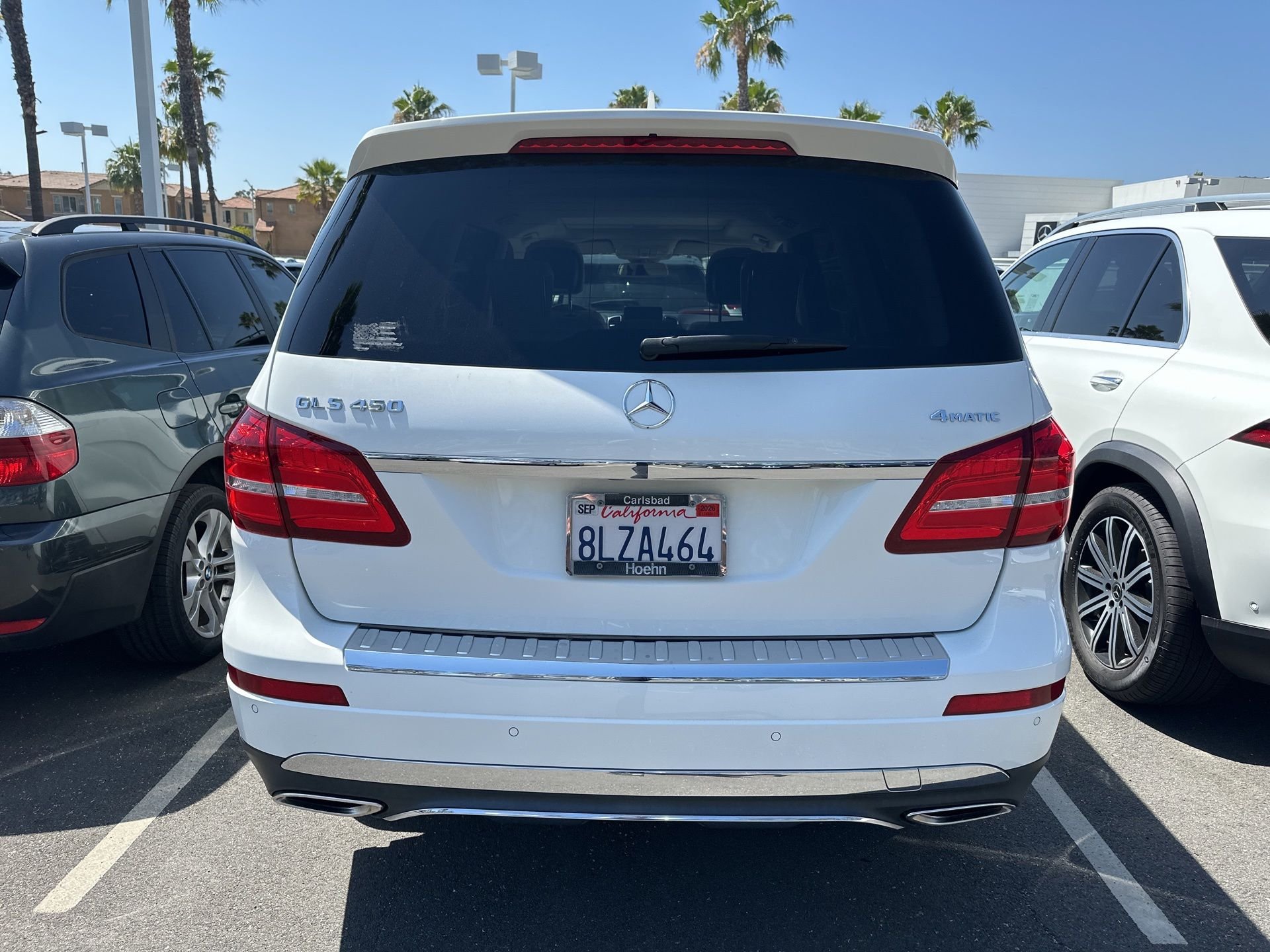 Used 2019 White Mercedes-Benz GLS 450 image 12