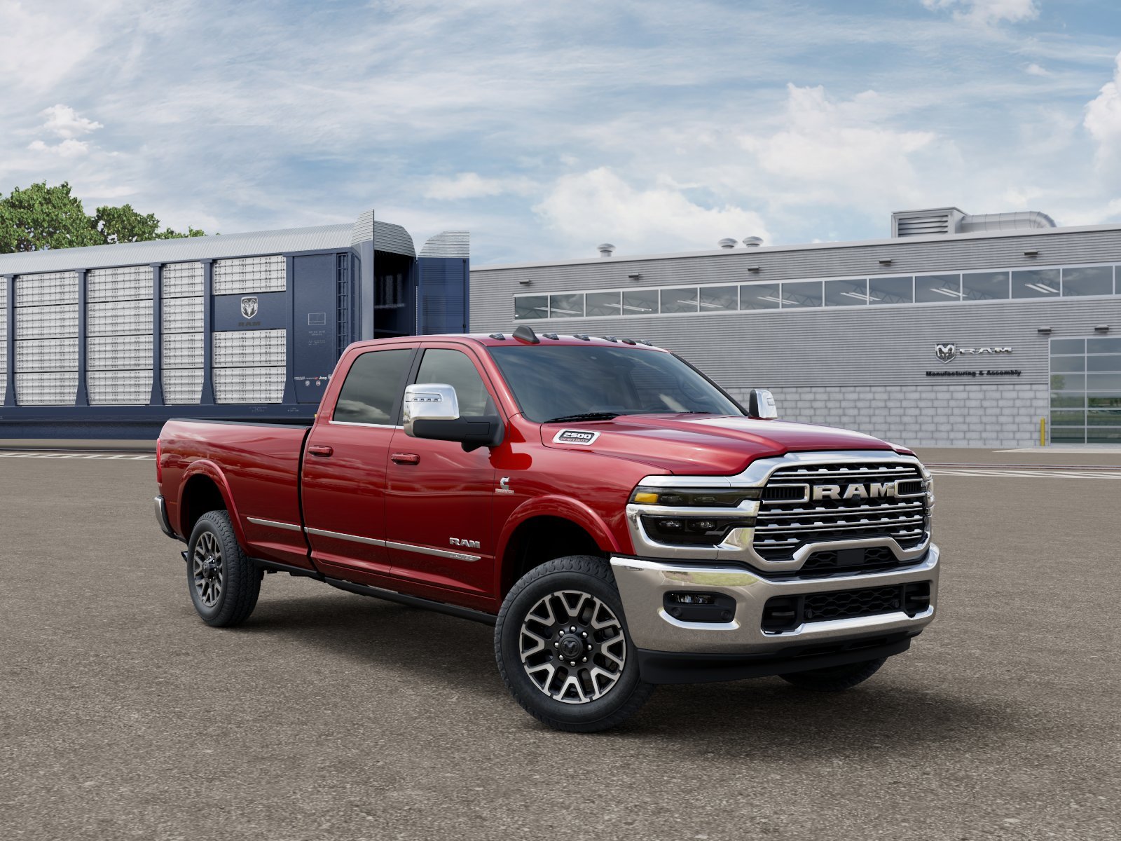 New 2027 Molten Red Pearl-Coat Exterior Paint RAM Limited image 3
