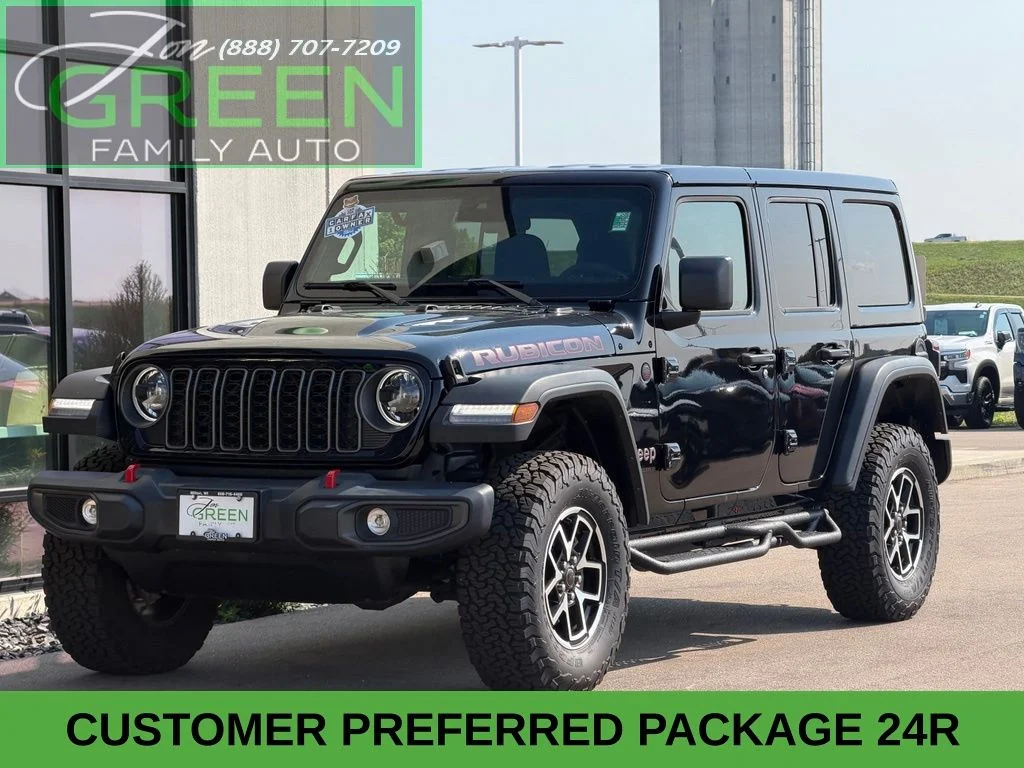 Used 2025 Black Jeep Rubicon image 1