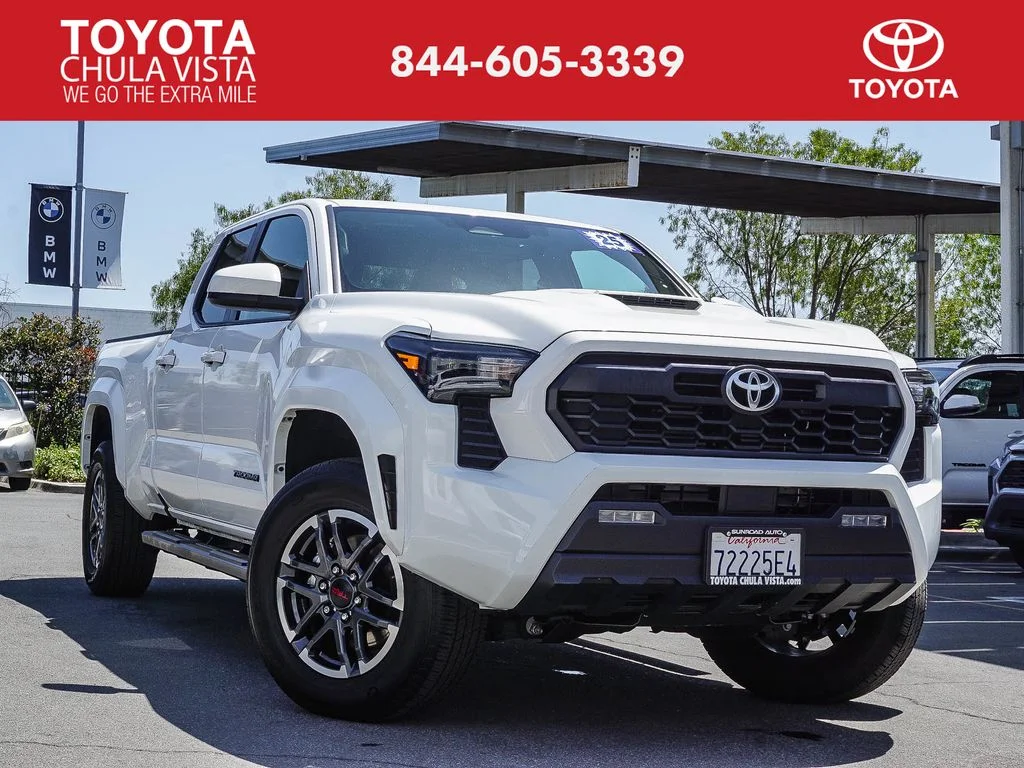 Certified Used 2025 White Toyota TRD Sport image 1