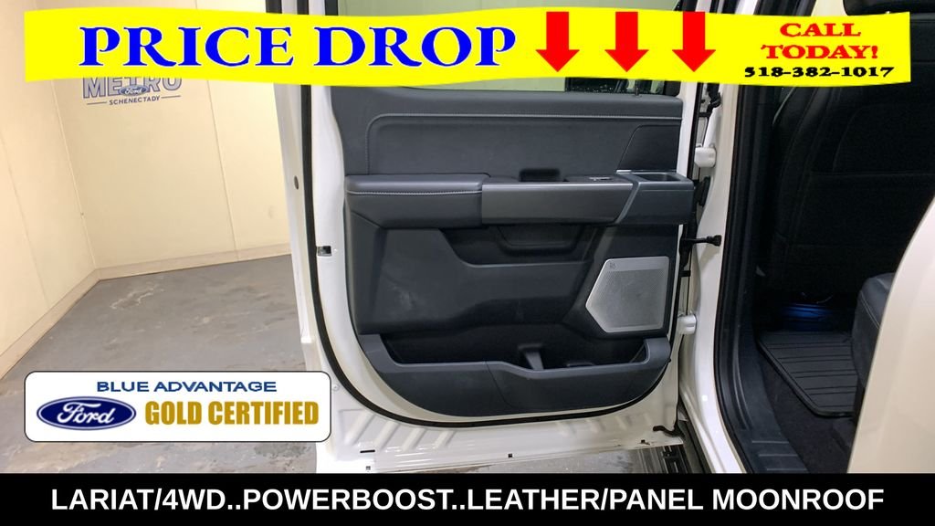 Certified Used 2025 White Metallic Ford Lariat image 25