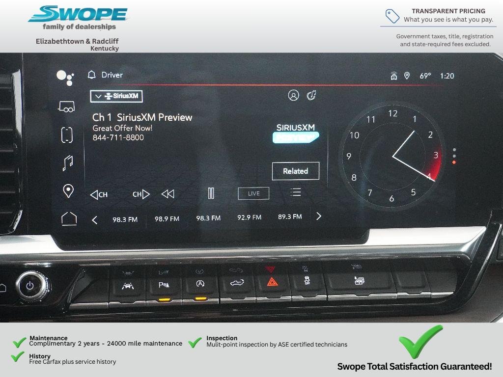 Used 2024 Volcanic Red Tintcoat GMC SLT image 22
