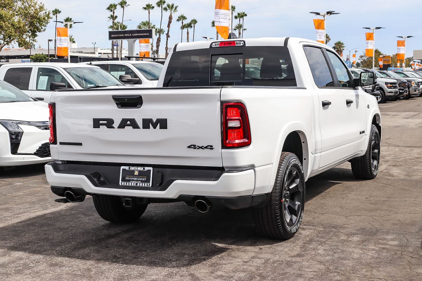 New 2026 Bright White Clear-Coat Exterior Paint RAM Big Horn image 4
