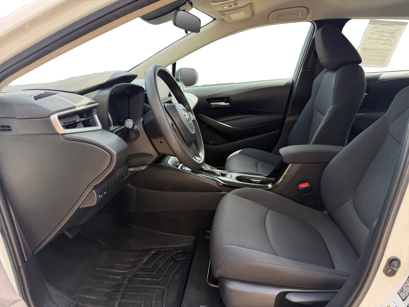Used 2020 Super White Toyota LE image 8