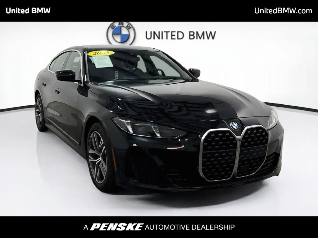 Certified Used 2025 Jet Black BMW 430i xDrive Gran Coupe image 3