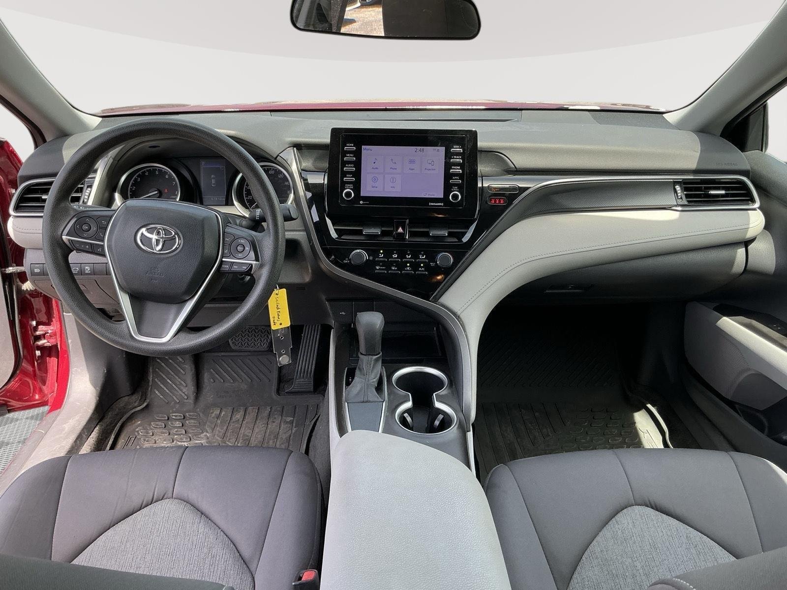 Certified Used 2021 Ruby Flare Pearl Toyota LE image 11