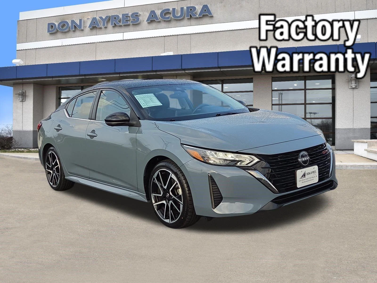 Used 2024 Atlantic Gray Metallic/Super Black Nissan SR image 1