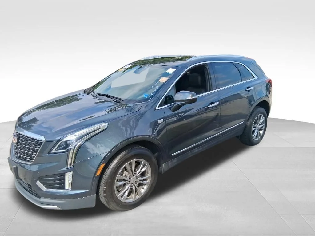 Used 2021 SHADOW METALLIC Cadillac AWD Premium Luxury image 2