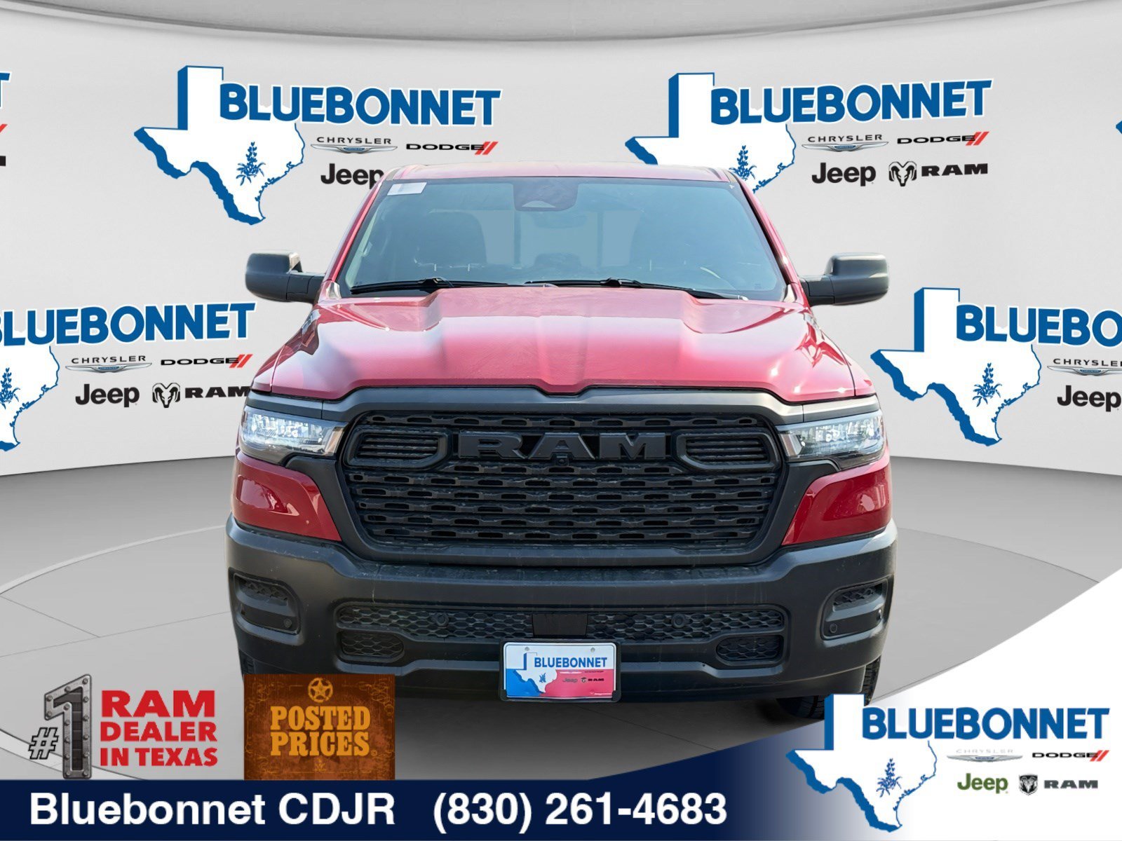 New 2026 Molten Red Pearl-Coat Exterior Paint RAM Tradesman image 2