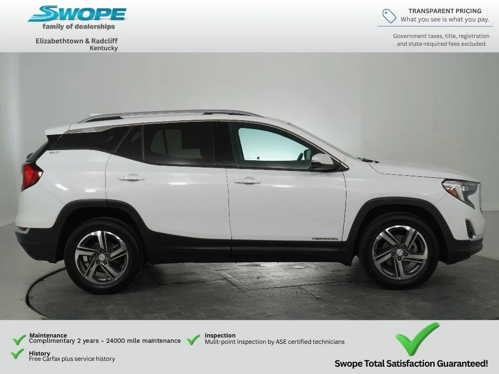 Used 2019 GMC Terrain SLT with VIN 3GKALVEV4KL236576 for sale in Elizabethtown, KY