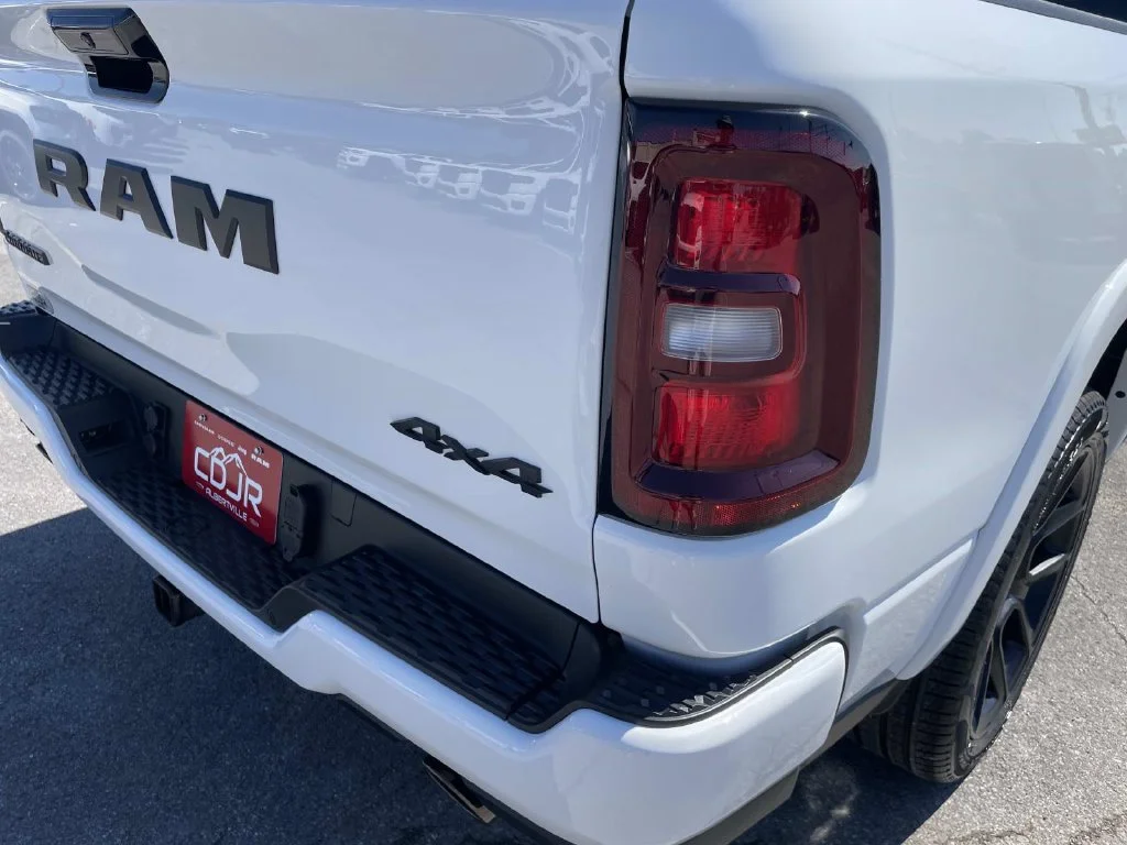 New 2027 Bright White Clear-Coat Exterior Paint RAM Laramie image 17