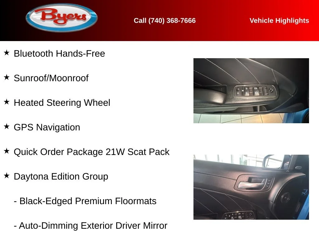 Used 2023 Blue Dodge R/T Scat Pack image 13