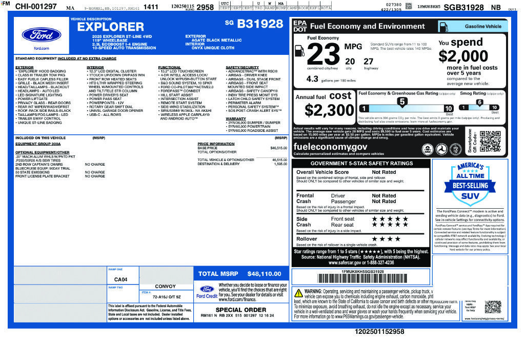 Used 2025 Black Ford ST-Line image 20