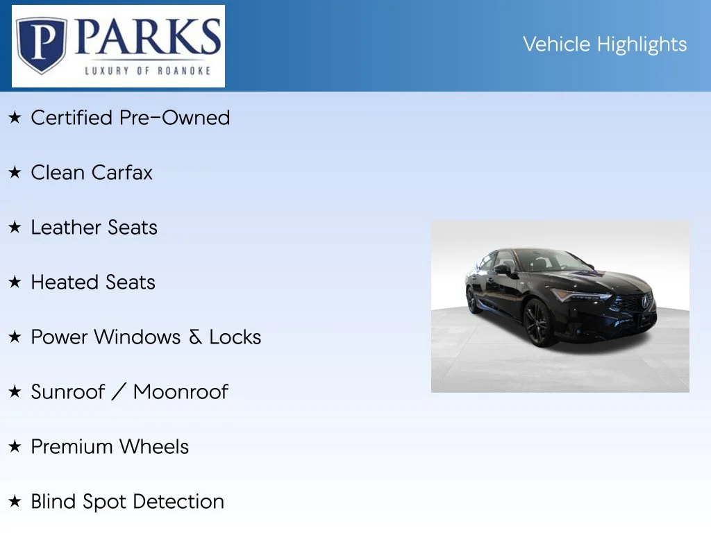 Used 2025 Black Acura A-Spec Tech Package image 4