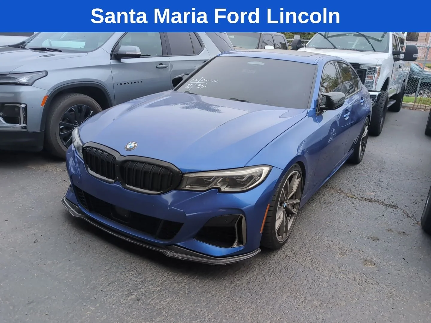 Used 2020 Portimao Blue Metallic BMW M340i image 1