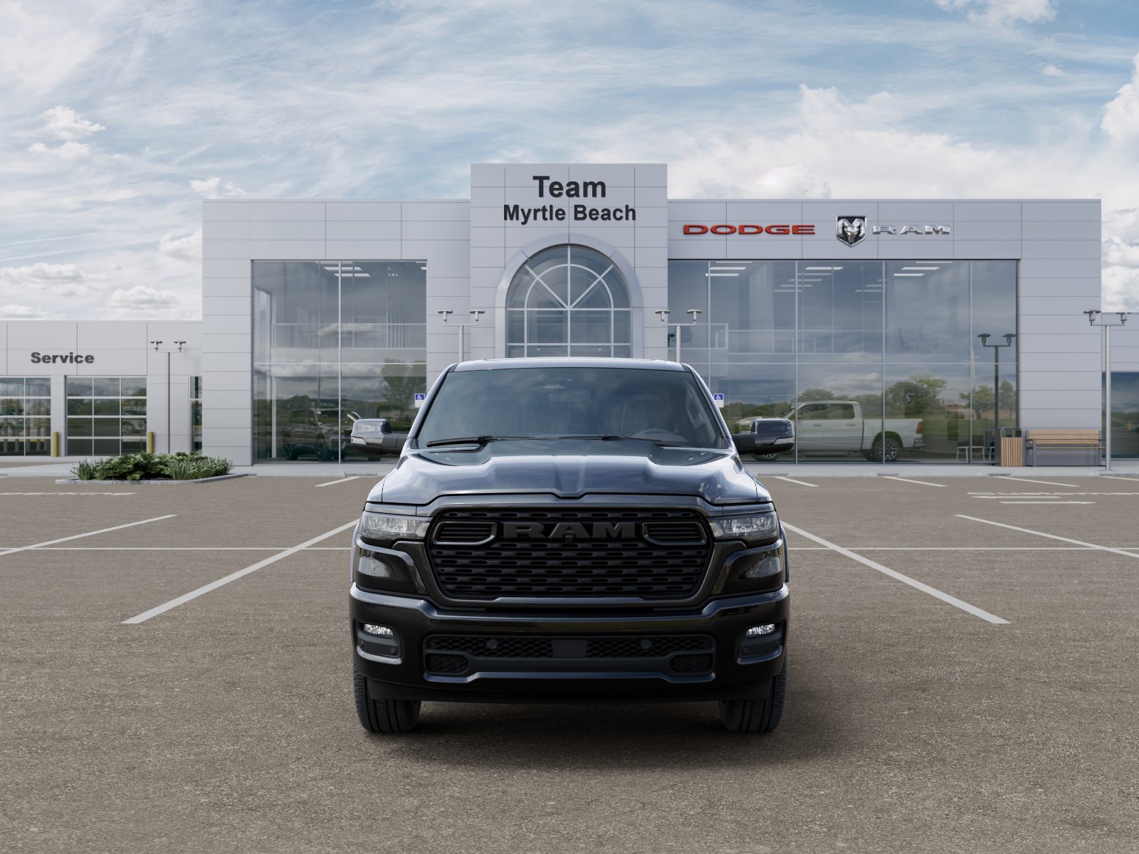 New 2026 Diamond Black Crystal Pearl-Coat Exterior Paint RAM Big Horn/Lone Star image 49