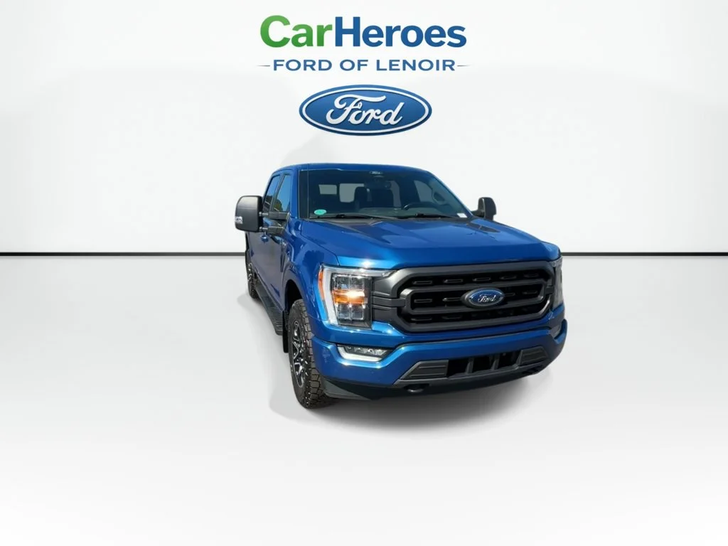 Used 2022 Atlas Blue Metallic Ford XLT image 4