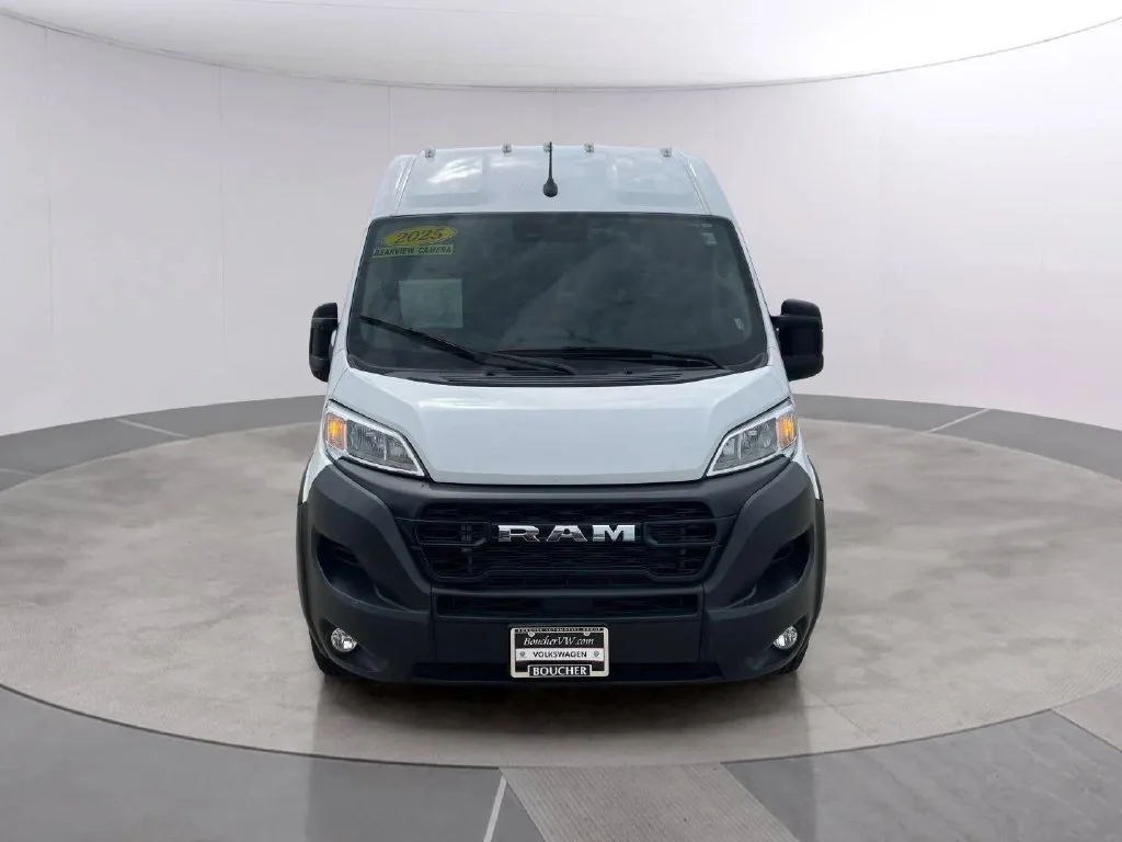 Used 2025 Bright White Clearcoat Ram High Roof image 8
