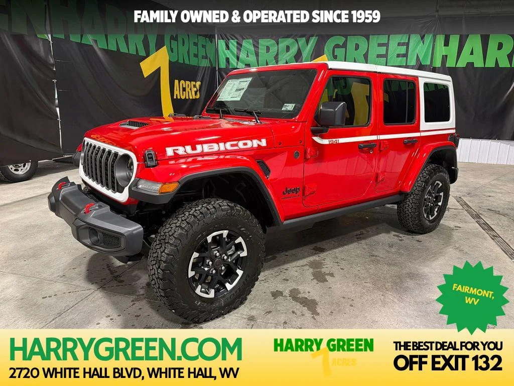 New 2026 Firecracker Red Clear-Coat Exterior Paint Jeep Rubicon image 1