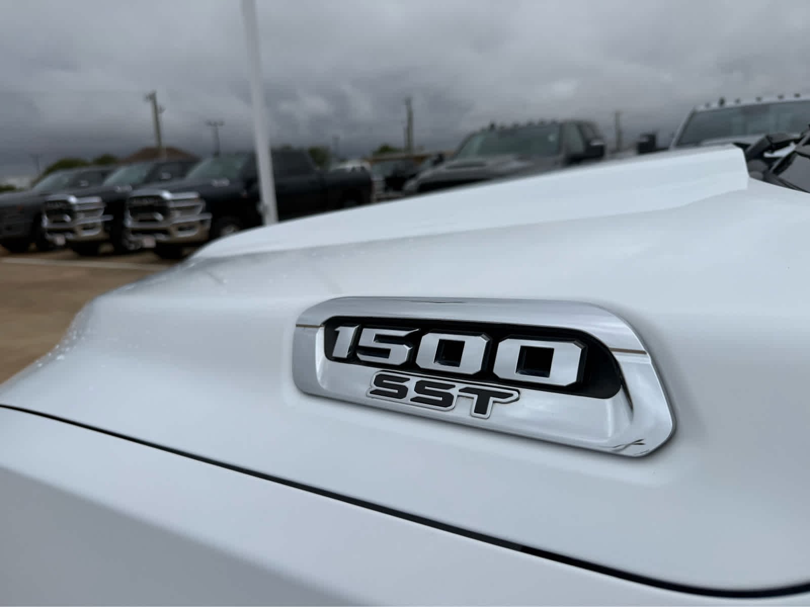 Used 2025 Bright White Clearcoat Ram Laramie image 13