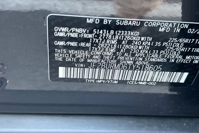 New 2026 MAGNETITE GRAY METALLIC Subaru Wilderness image 24