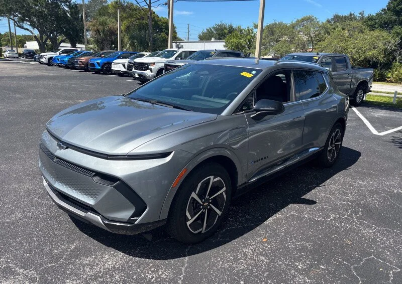 Used 2024 Sterling Gray Metallic Chevrolet 2LT image 1