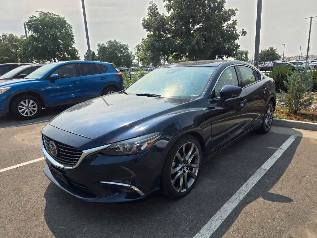 Used 2017 Deep Crystal Blue Mazda Grand Touring image 1