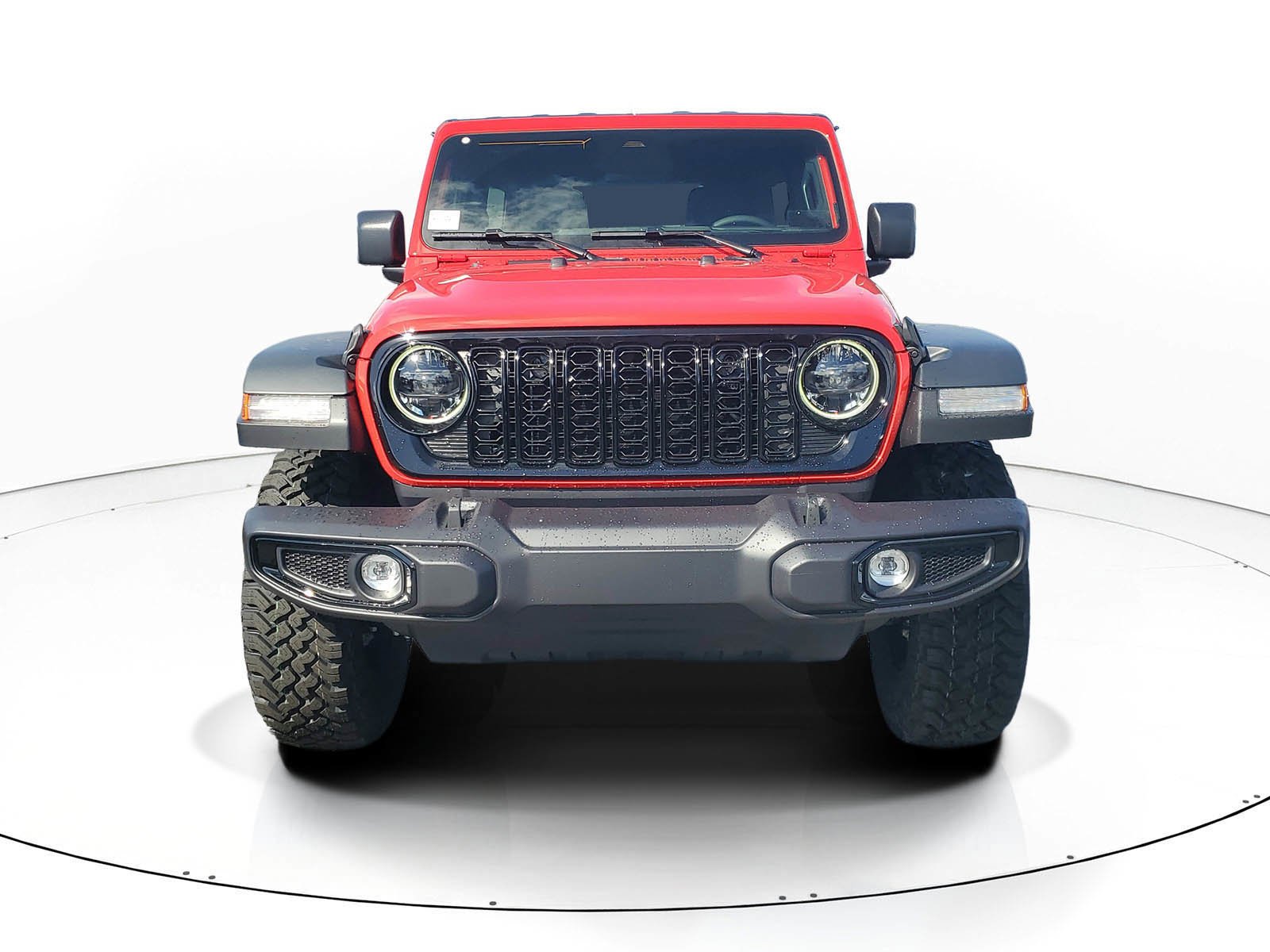 New 2026 Firecracker Red Clear-Coat Exterior Paint Jeep Willys image 1