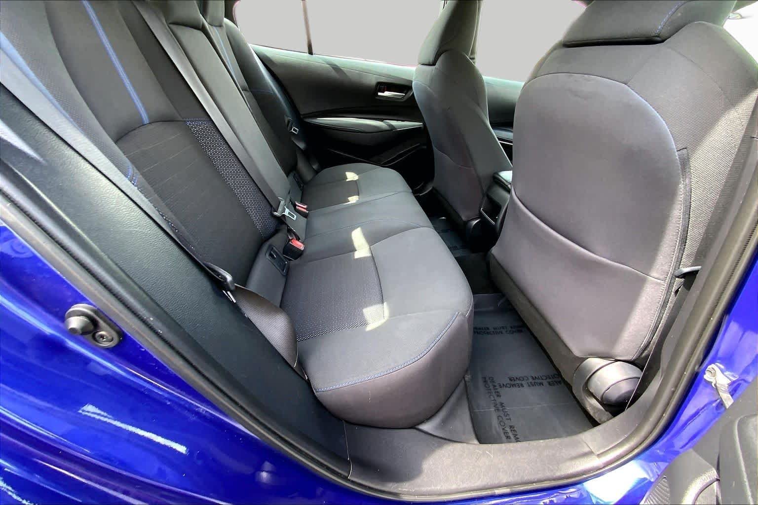 Used 2020 Blue Crush Metallic Toyota SE image 19
