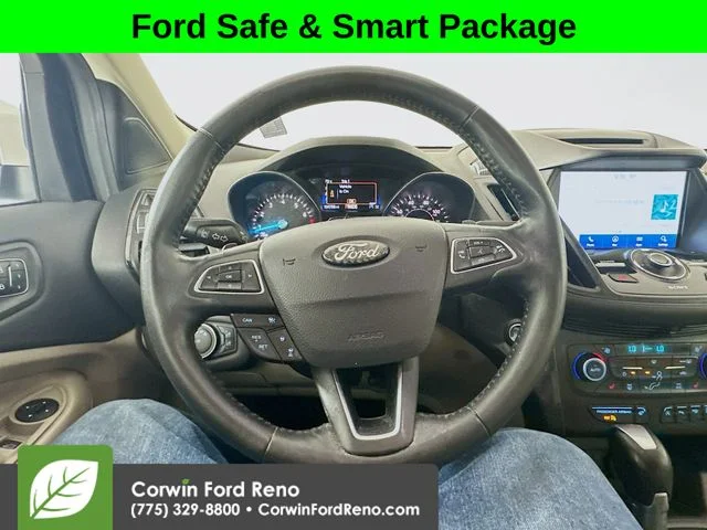 Certified Used 2018 White Platinum Clearcoat Metallic Ford Titanium image 11