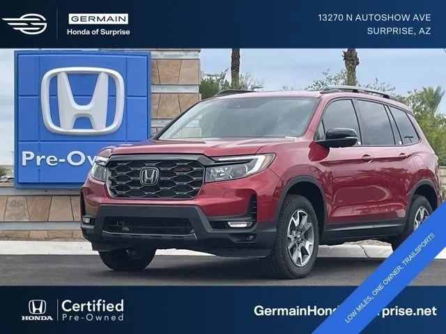 Certified Used 2023 Radiant Red Metallic II Honda TrailSport image 1