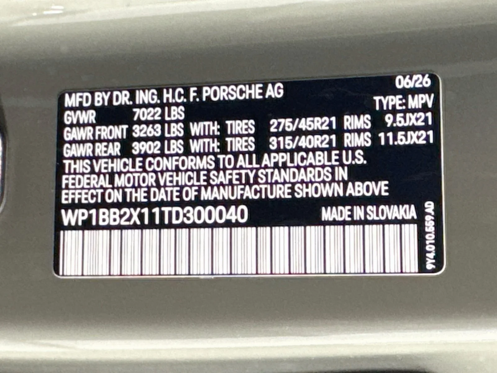 New 2026 Monteverde Metallic Porsche S Coupe Electric image 25