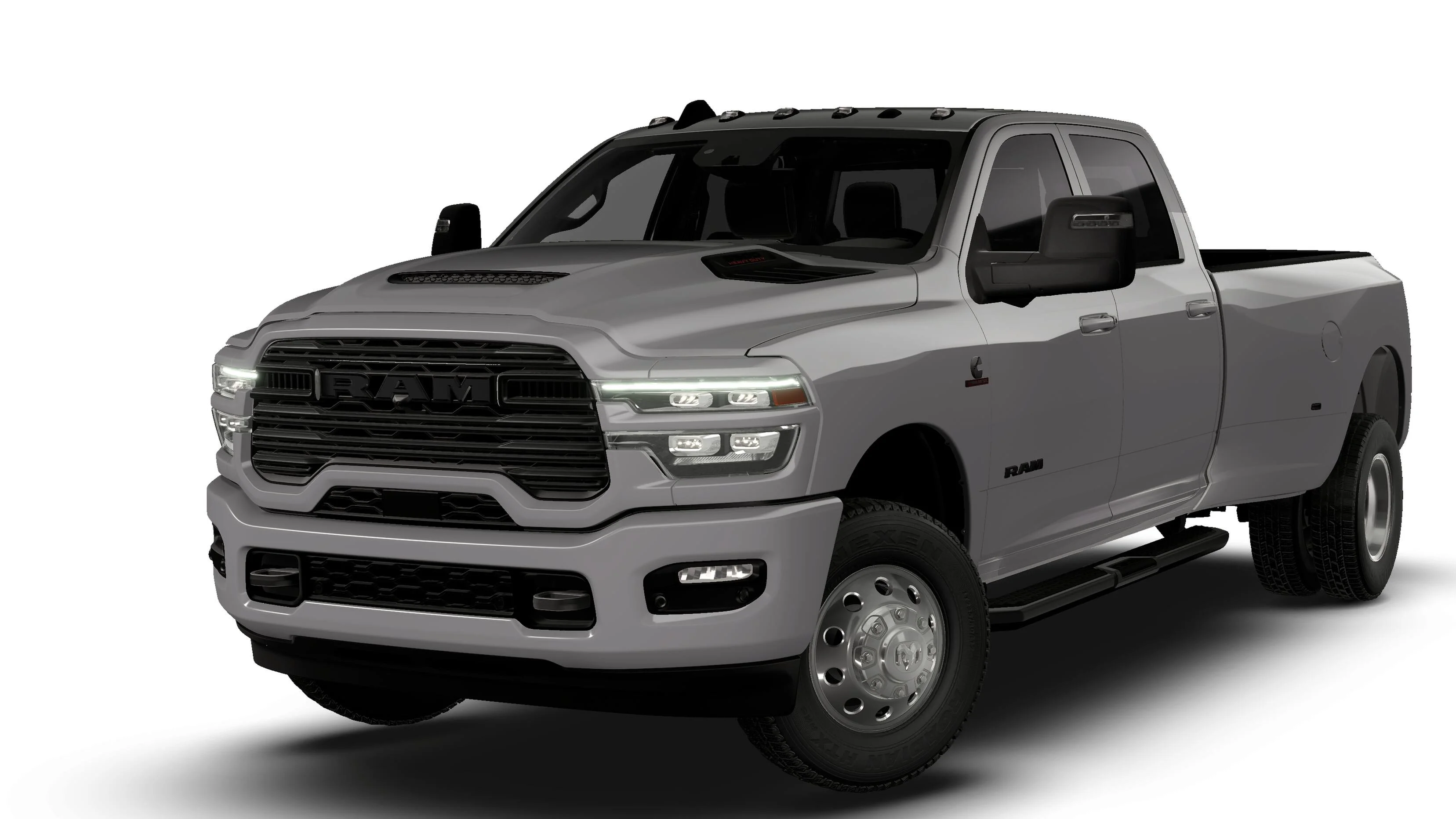New 2026 Ceramic Gray Clear-Coat Exterior Paint RAM Laramie image 27
