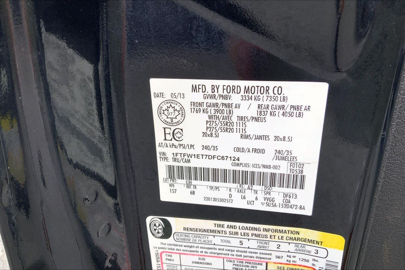 Used 2013 Tuxedo Black Metallic Ford FX4 image 29