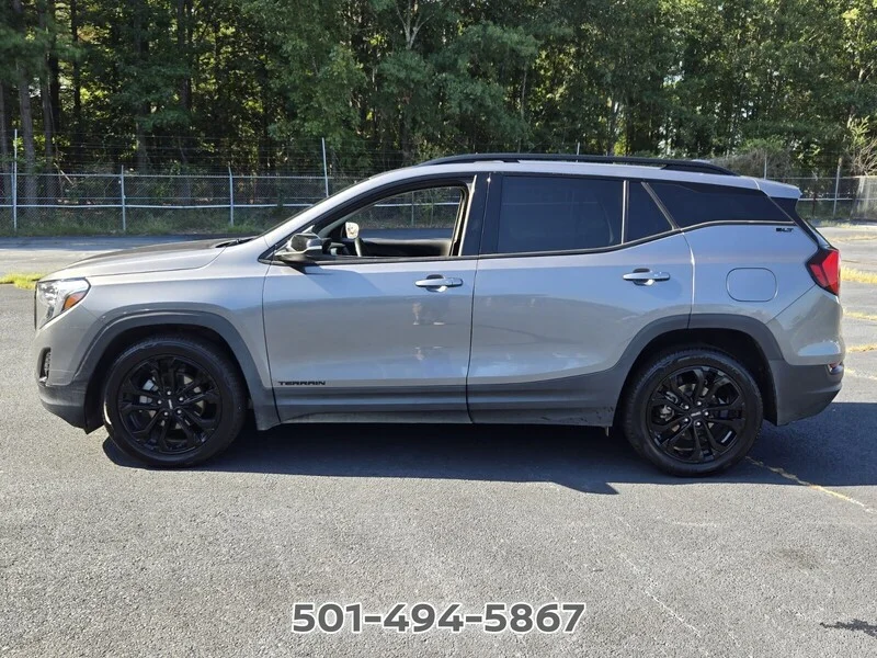 Used 2021 Steel Metallic GMC SLT image 2