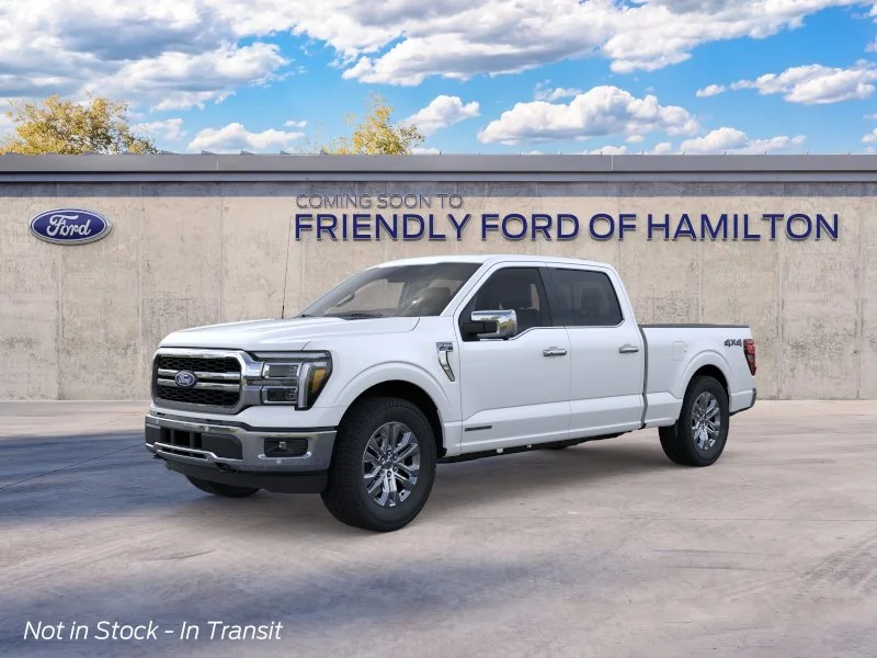 New 2026 Star White Metallic Tri-Coat Ford Lariat® image 1