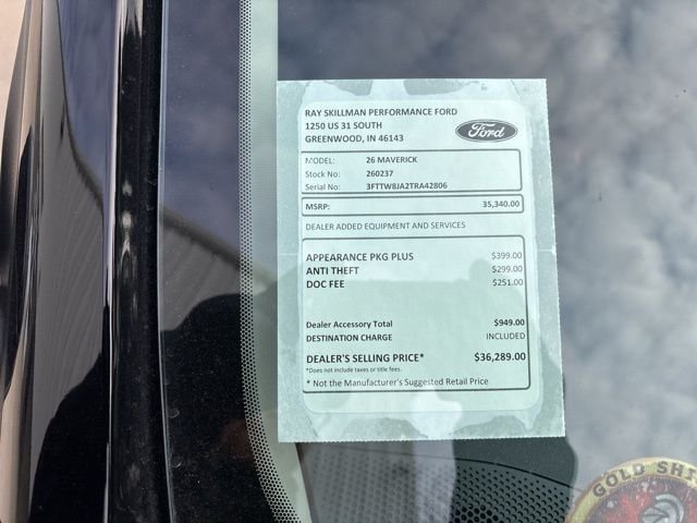 New 2026 Shadow Black Ford XLT image 2