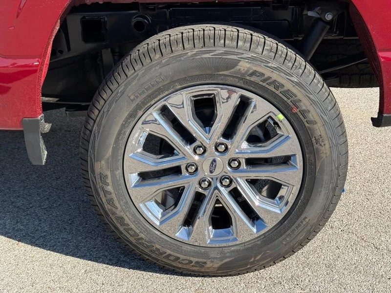 New 2026 Ruby Red Metallic Tinted Clearcoat Ford XLT 4WD SuperCrew 5.5