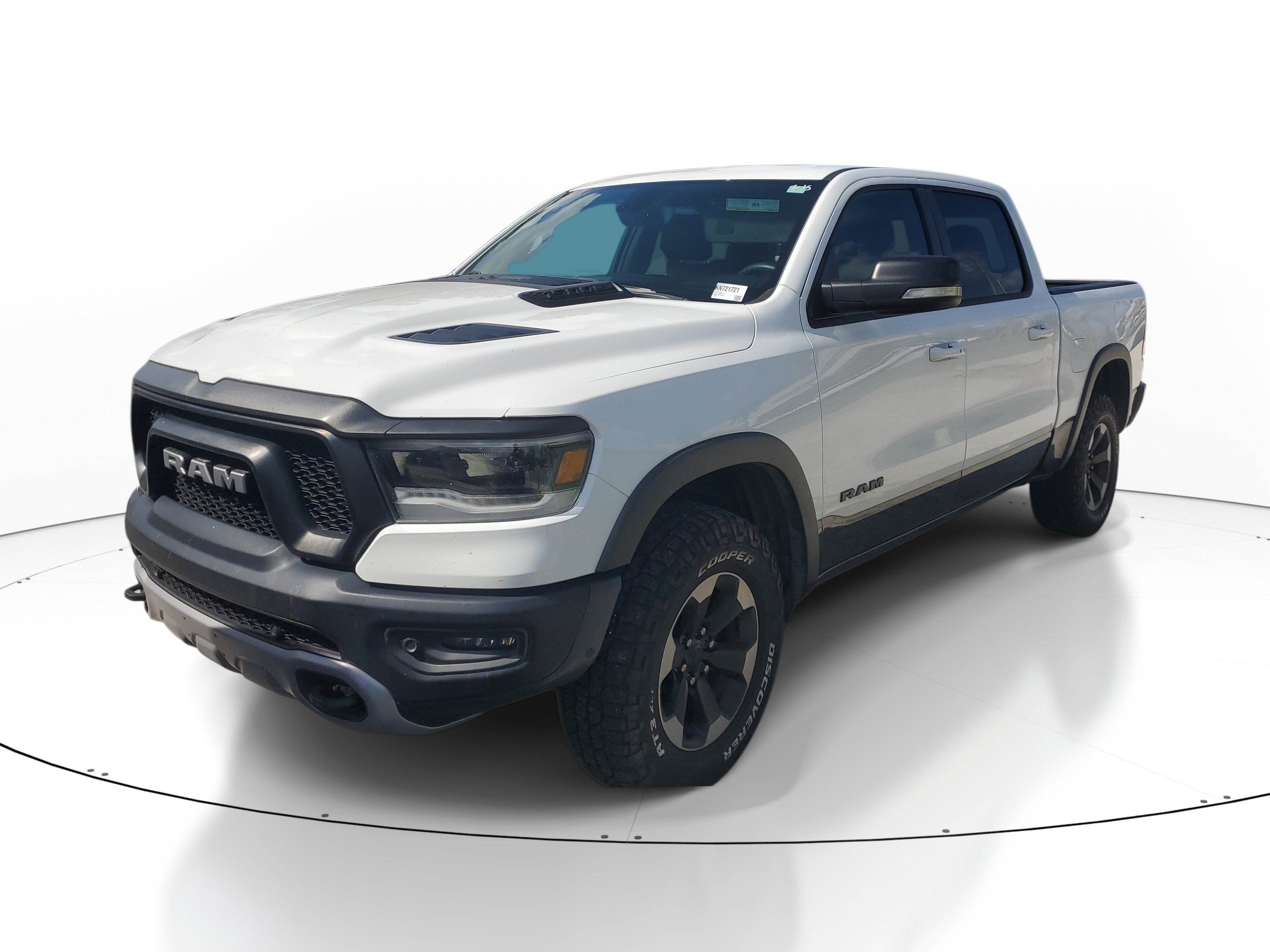 Used 2019 Bright White Clearcoat Ram Rebel image 1