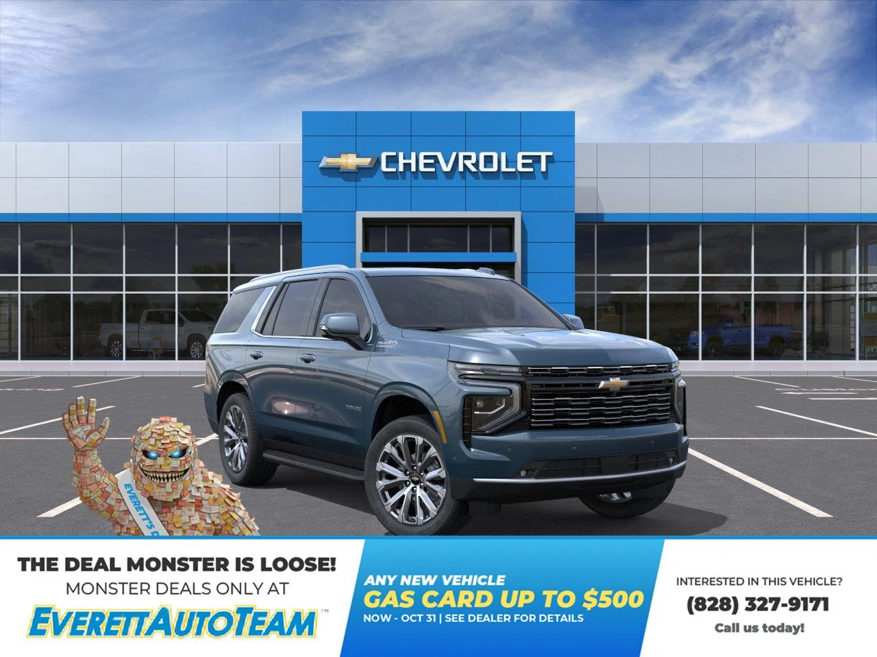 New 2027 Lakeshore Blue Metallic Chevrolet High Country image 1