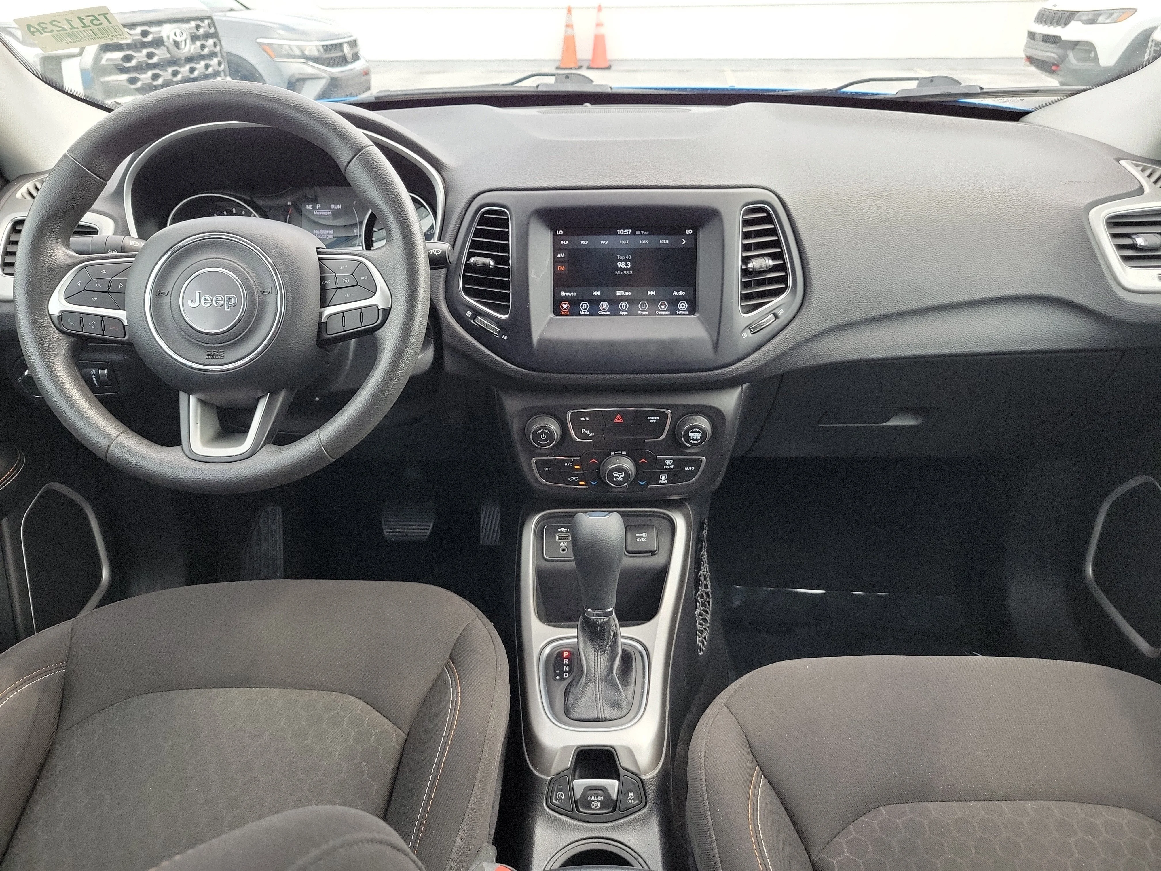 Used 2021 Laser Blue Pearlcoat Jeep Sport image 14